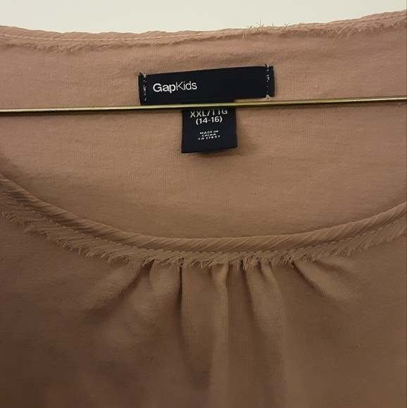 GAP KIDS DUSTY PINK DRESS WITH SEQUIN, SATIN AND CHIFFON DETAILING & SATIN BELT - Picture 6 of 6